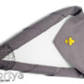 Portya nyakkendő (szürke) - kicsi (befogó 65cm), normál